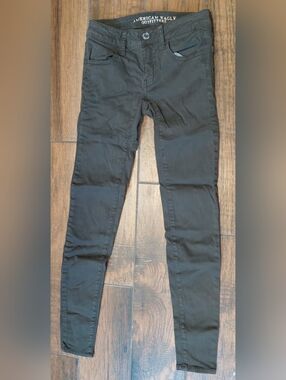 American Eagle Black Jegging Super Stretch Juniors Size 00